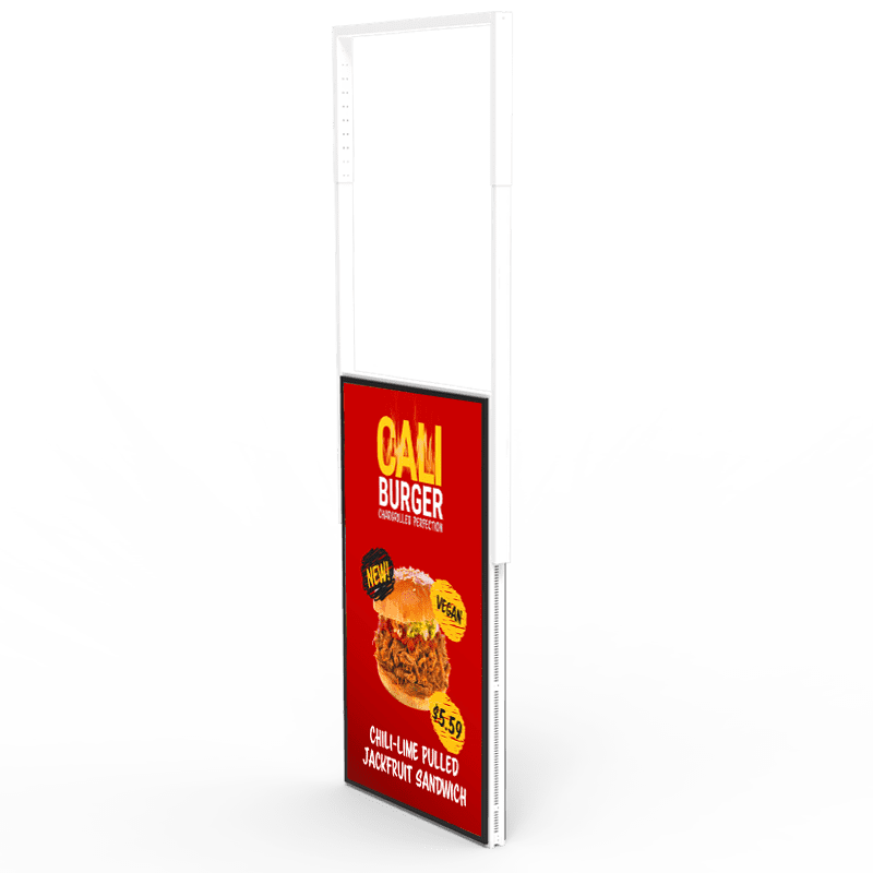Dual Side 49 55 Inch Window Facing Digital LCD Display